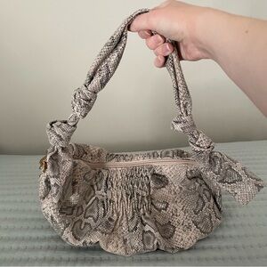 Chinese Laundry Snake Print Shoulder Bag